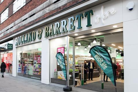 Holland & Barrett Stores detail